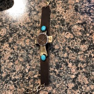Penny cross bracelet